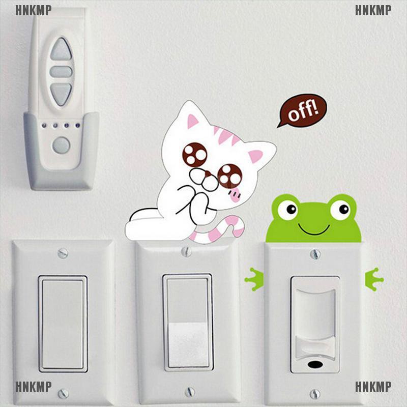 11 Sticker dán ổ cắm tường kiểu dáng hoạt hình dễ thương