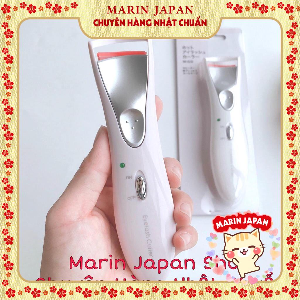 Máy bấm cong mi bằng nhiệt nóng lên Heated Eyelash Curler  hàng nội địa Nhật Bản