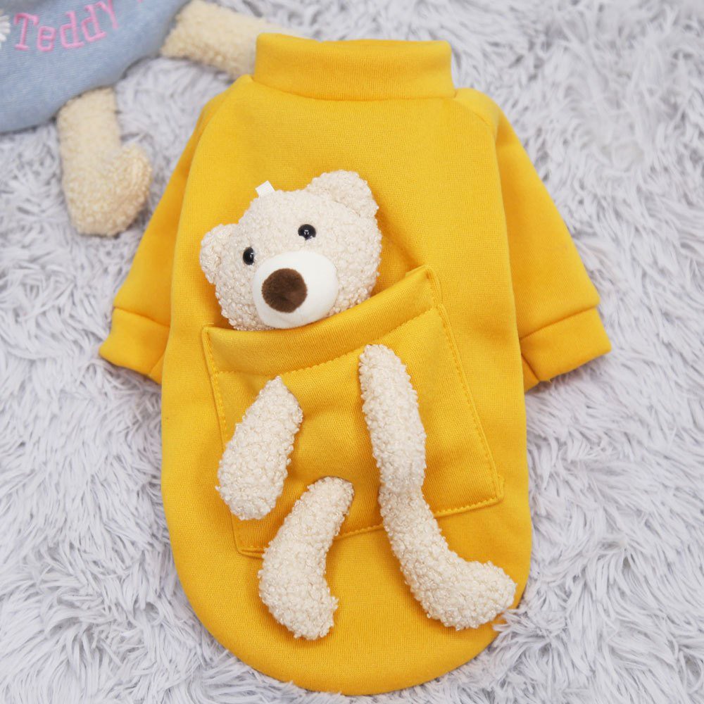 Áo Gấu Bông Sau Lưng Cho Thú Cưng Chó Mèo - Pet LUCKILY