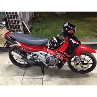 Tem rời crom satria 120R đỏ đen