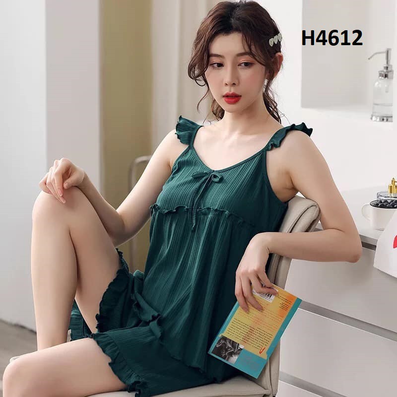 H4605 - Bộ mặc nhà hai dây nữ hàng nhập