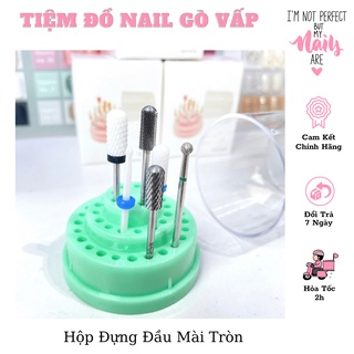 Hộp Đựng Đầu Mài Móng Tròn