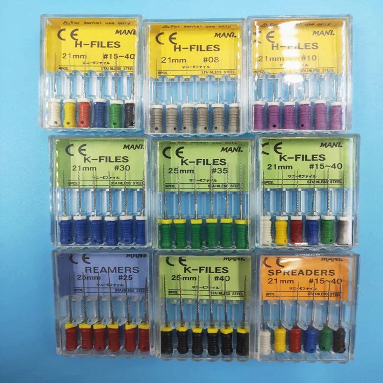 Tệp K File / Spreaders / Pluggers Bahan Nickel Titan