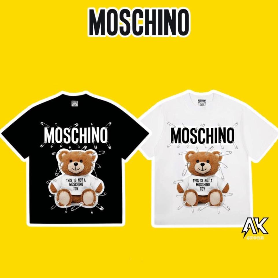 Áo Thun Moschino  - Gấu Teddy Full Mẫu Hàng Cao Cấp Vải Cotton 100%