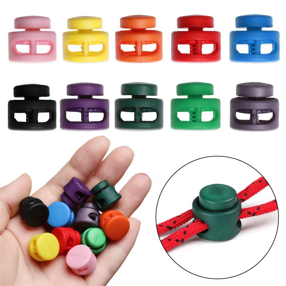 Set 20 Kẹp Nhựa Hai Lỗ 6mm Nhiều Màu Sắc
