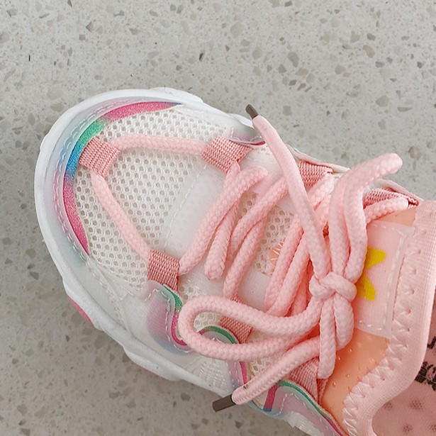 Giày thể thao đế mềm chống trượt phong cách Hàn Quốc cho bé