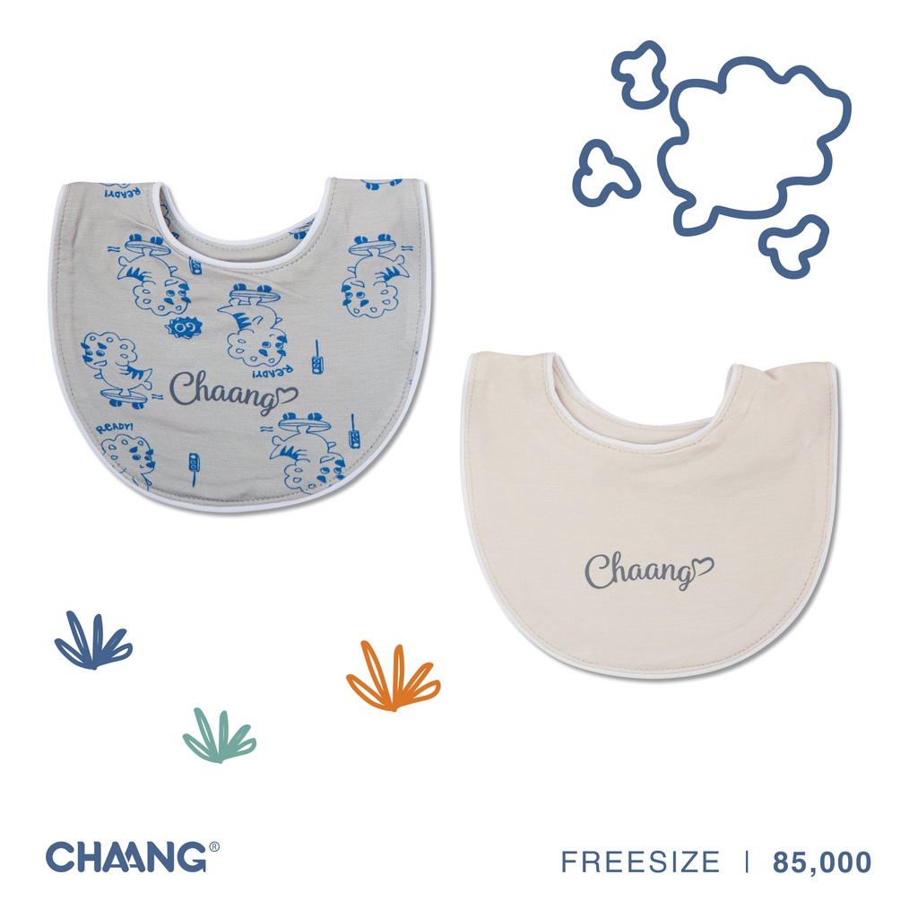Set yếm tròn sơ sinh Chaang- BST sơ sinh Pony&Dino Chaang