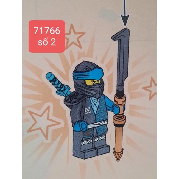 Xếp hình lego nhân vật trong set 71766 và 70655