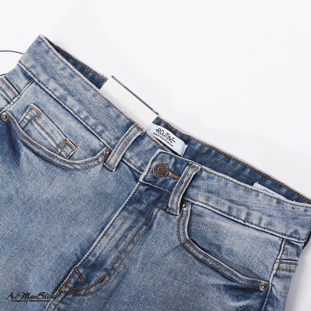 Quần jean nam Routine dáng rộng