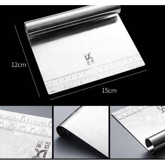 Miếng cắt bột thép không gỉ 15 x 12cm