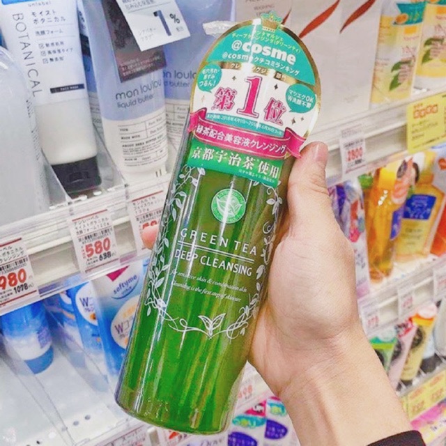 GEL TẨY TRANG TRÀ XANH - GREEN TEA DEEP CLEANSING SANTA MARCHE NHẬT BẢN 400ml | BigBuy360 - bigbuy360.vn