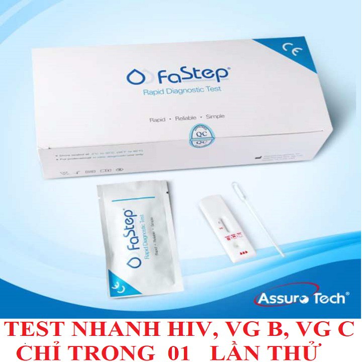 Combo Que thử HIV VGB VGC chính xác 99.9%