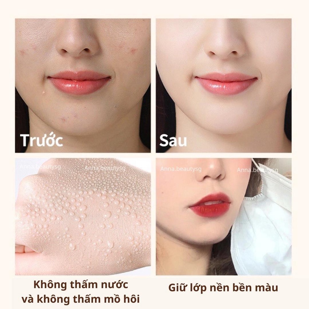 Kem nền Gella trang điểm che khuyết điểm kiềm dầu tốt đa năng MỎNG NHẸ