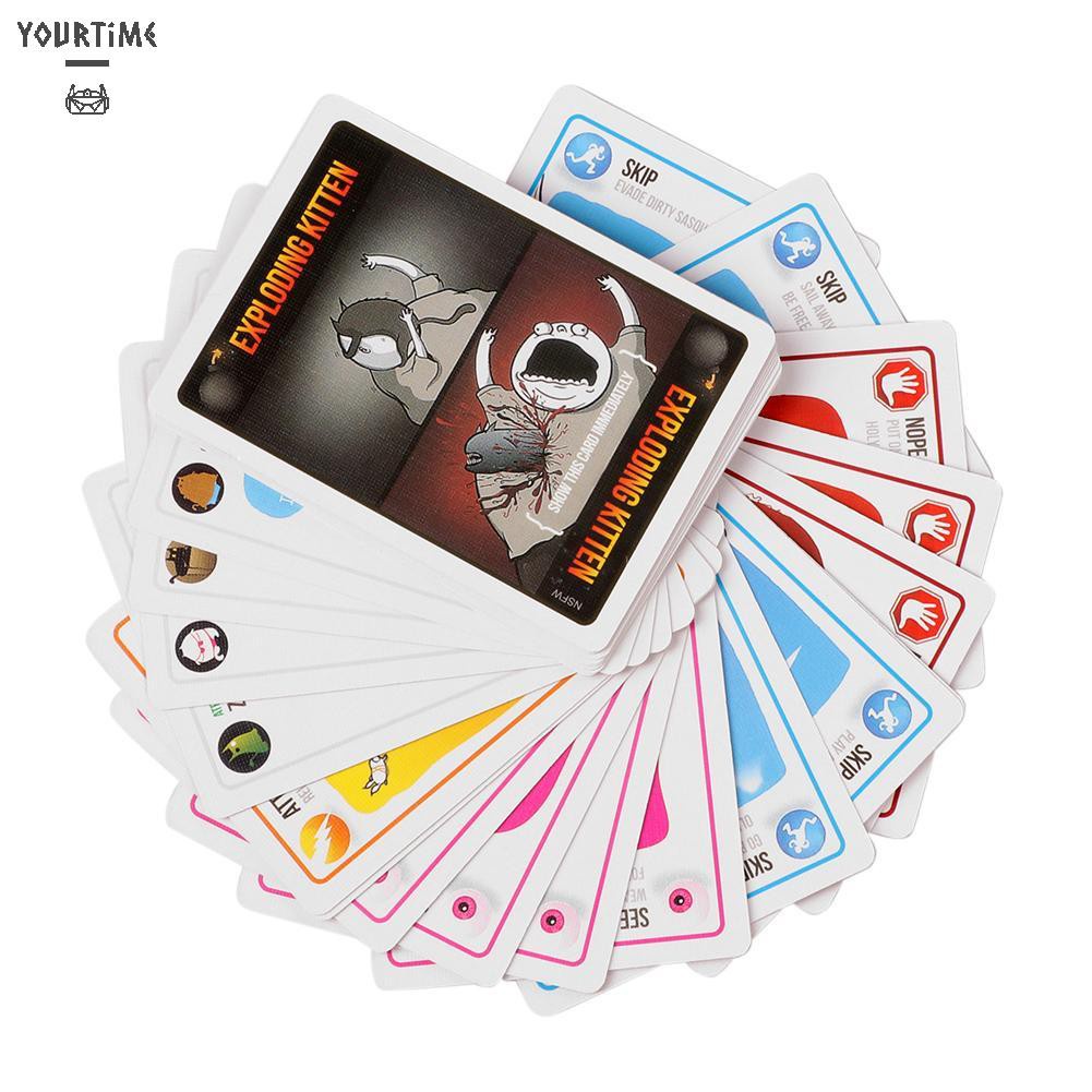 Đồ chơi Fun Table Card Imploding Exploding Kittens Card Family Gathering Game Gift