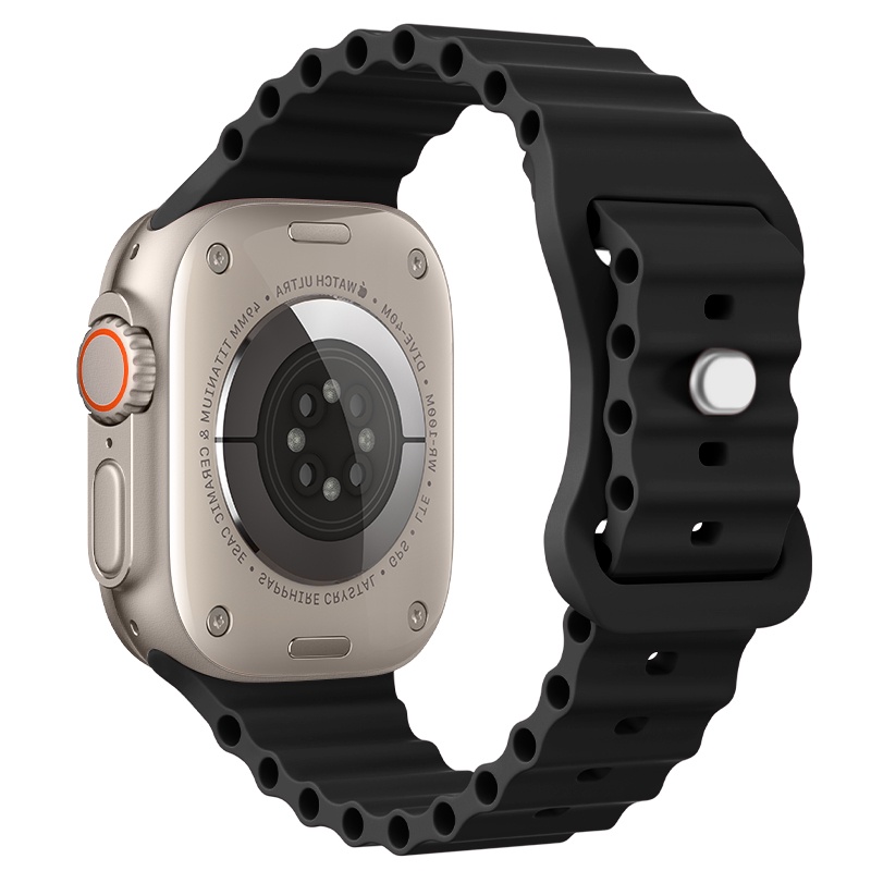 Dây Đeo Đồng Hồ Apple Watch 49mm 45mm 41Mm 8 7 6 5 4 Bằng silicone