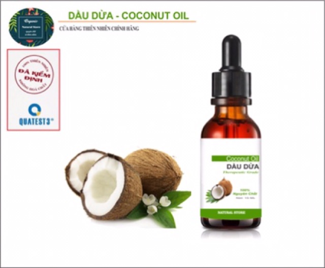 Dầu dừa tinh khiết ép lạnh 15ml ( Coconut Oil )  100% Organic | BigBuy360 - bigbuy360.vn