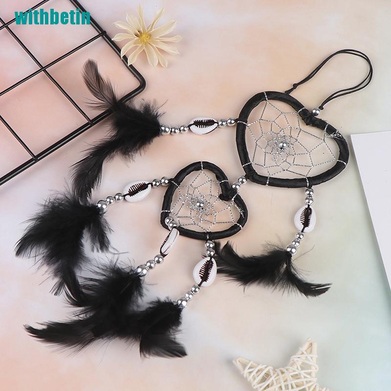 1 Dreamcatcher Đính Lông Vũ Trang Trí Nội Thất