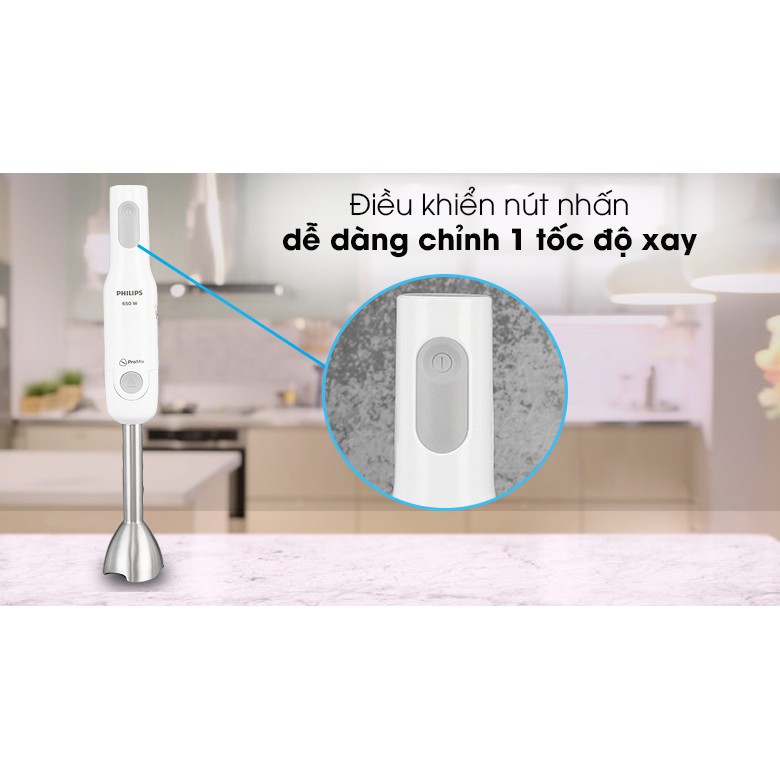 [Chính Hãng Phân Phối] Máy Xay Cầm Tay Philips ProMix HR2534/00 650W – Bảo Hành 24 Tháng