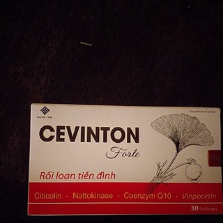 CEVINTON Thực phẩm chức năng rối loạn tiền đình