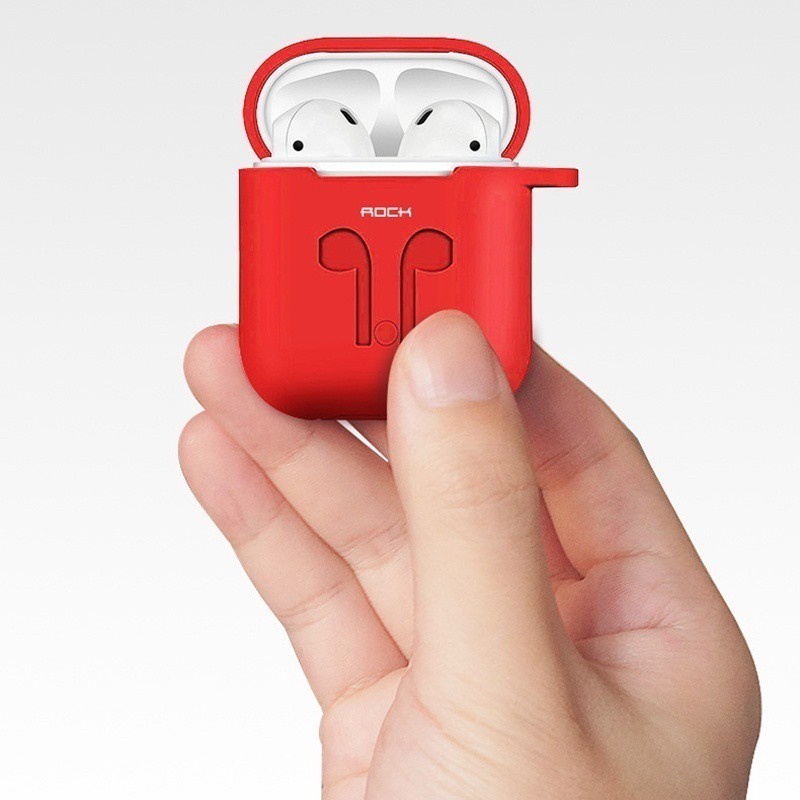 Vỏ Bảo Vệ Hộp Đựng Tai Nghe Apple Airpods Bằng Silicon Chống Bụi / Rò Rỉ