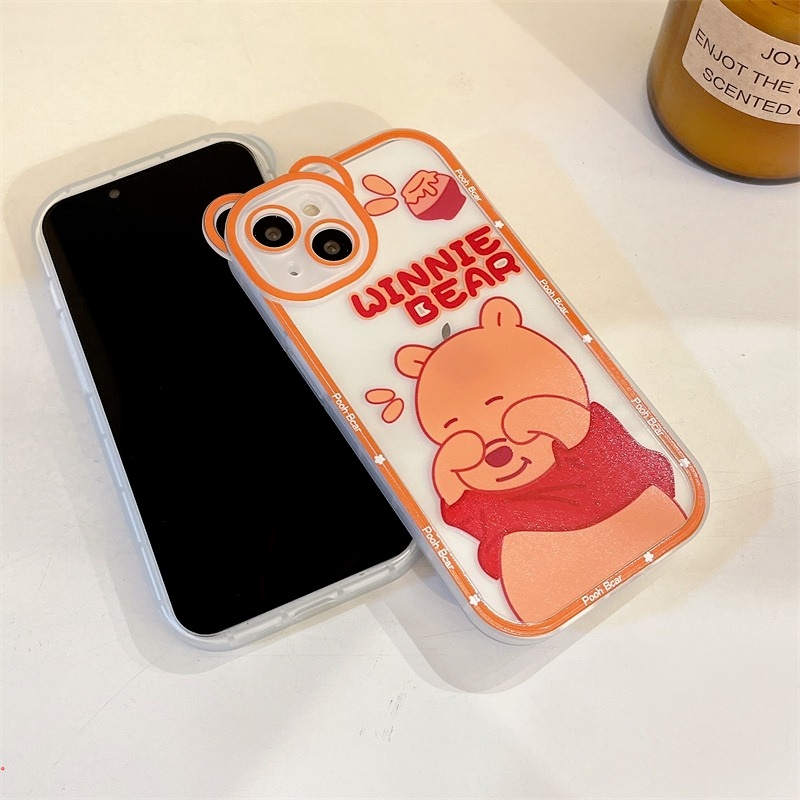 Ốp Điện Thoại TPU Dẻo Họa Tiết Hoạt Hình Winnie The Pooh Cho IPhone 11 12 Pro 13 Pro Max XS Max X XR 6 7 8 Plus