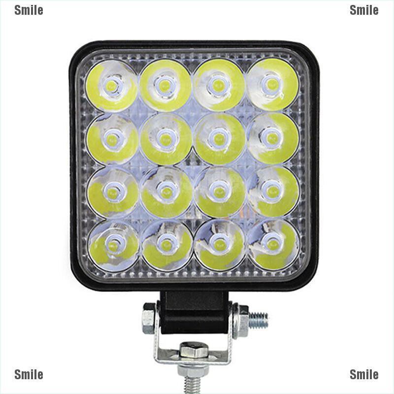 Đèn chiếu sáng phá sương 48W 16LED cho xe ô tô địa hình 12V/24V