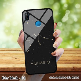 Ốp kính huawei p20 LITE in cung hoàng đạo