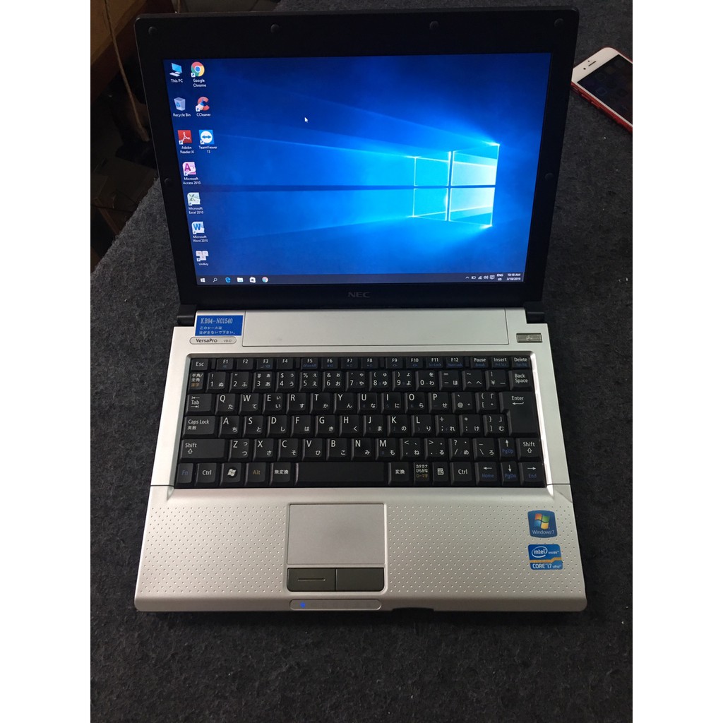 LAPTOP NEC, NỘI ĐỊA NHẬT, CORE I7 - 2637M / RAM 4G/ HDD 250G, 12INCH