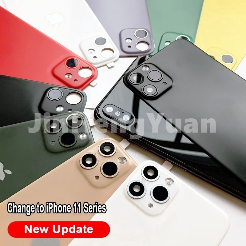 IX Xs MAX XR fashion camera upgrade sticker converted to Iphone 11 11Pro 11ProMAX carbon fiber protective film XR update ultra-thin i11 sticker
