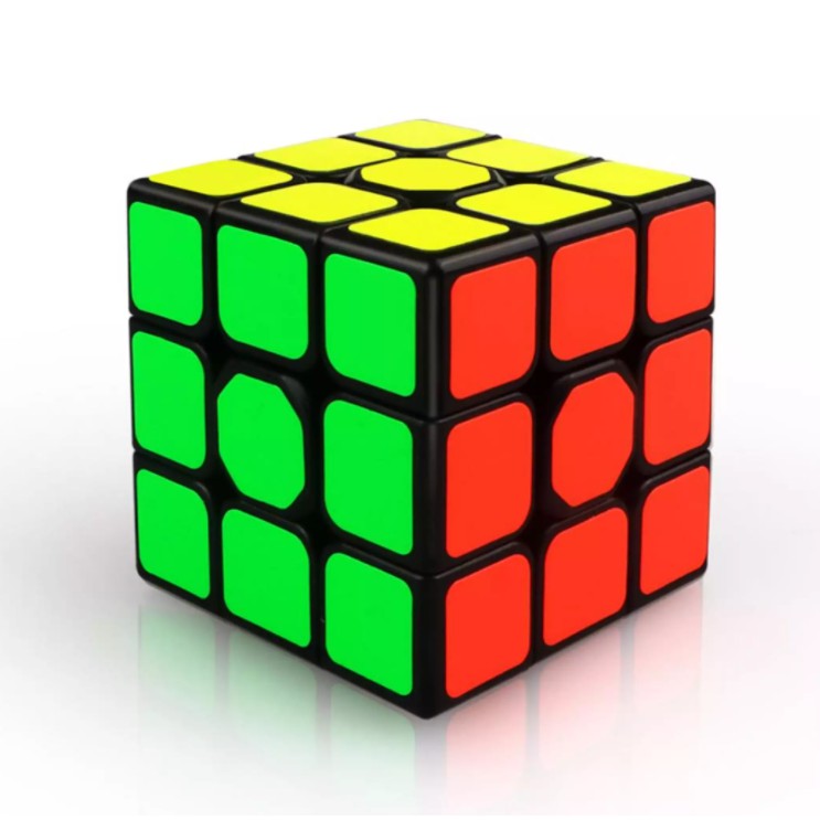 Rubik 3x3 QiYi loại viền đen Rubik 3 Tầng rèn luyện tư duy phản xạ