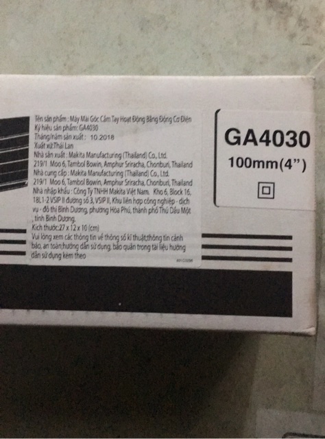 Máy mài góc MAKITA 4030