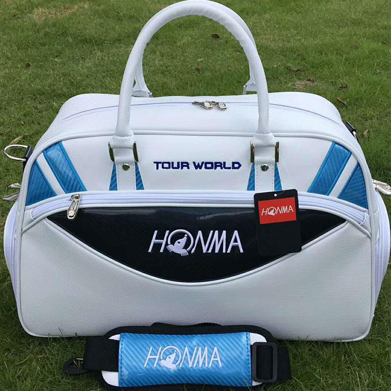 Túi đựng quần áo và giày golf bag HONMA da PU bóng cao cấp chống nước sang trọng đẳng cấp TD002