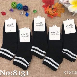 (SET 5 ĐÔI )TẤT KẺ SỌC NGANG HÀN QUỐC