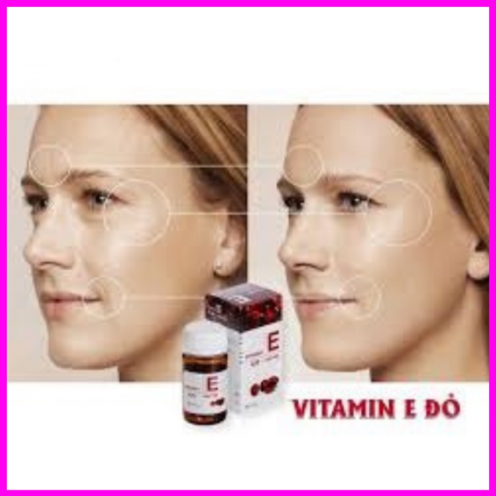 Vitamin E Đỏ, Sáng Da, Mờ Thâm Nám, Tăng Cường Hệ Miễn Dịch (Hàm Lượng 270mg)/50g [ CHÍNH - HÃNG ]
