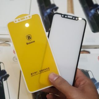 Kính cường lực iPhone X full màn Baseus