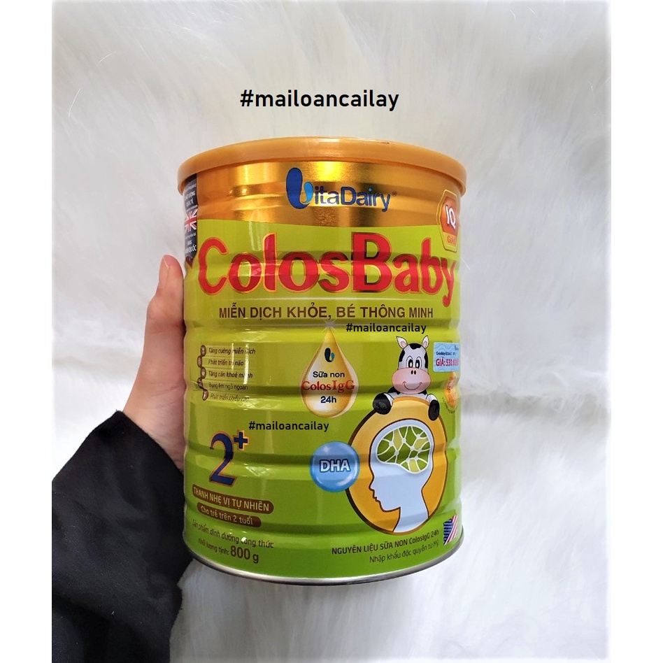 Sữa Non ColosBaBy IQ 800g Số 2+