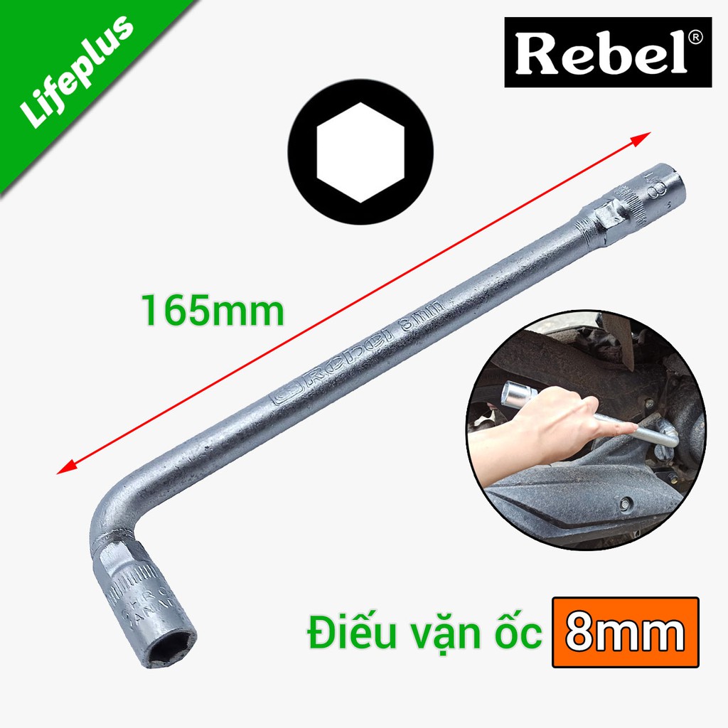 Cờ lê điếu 2 đầu - Cần điếu sửa xe