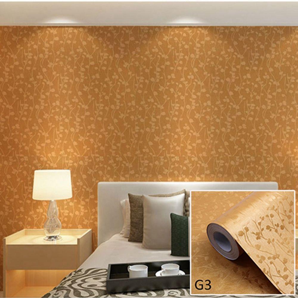 Giấy Dán Tường Họa Tiết Hoa Hồng 3D Sang Trọng Chống Nước Trang Trí Phòng Ngủ