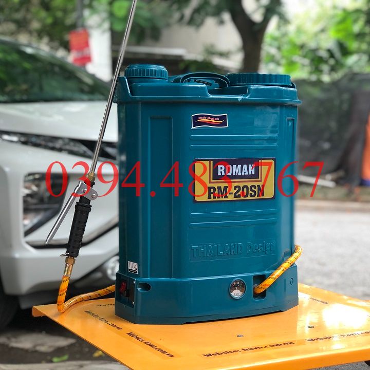 Bình Phun Xịt Điện 20L Roman RM-20SN Pin Lithium