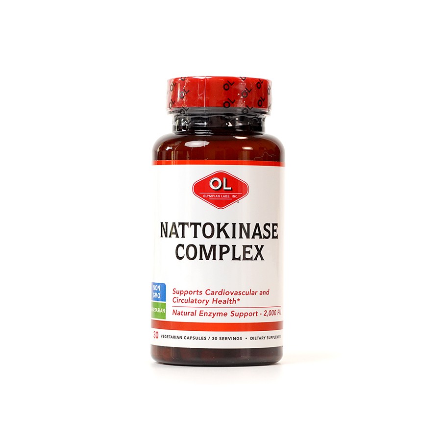 Viên Uống Olympian Labs Nattokinase Complex Hỗ Trợ Tránh Tai Biến Mạch Máu Não 30 Viên - NT097