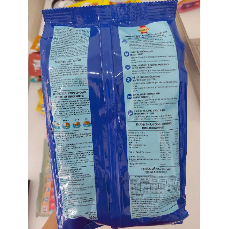 Thức ăn hạt cho chó con vị bò và sữa Smartheart Puppy- Gói 400g
