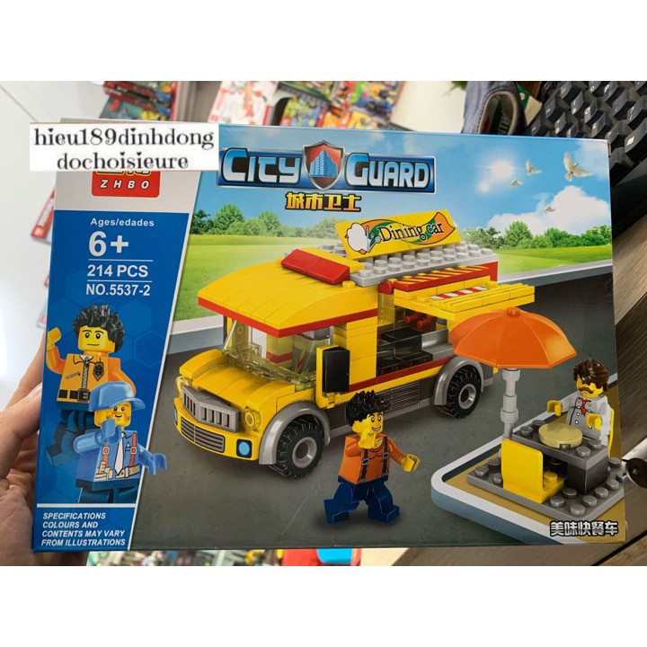 Lắp ráp xếp hình ZB5537 : Xe