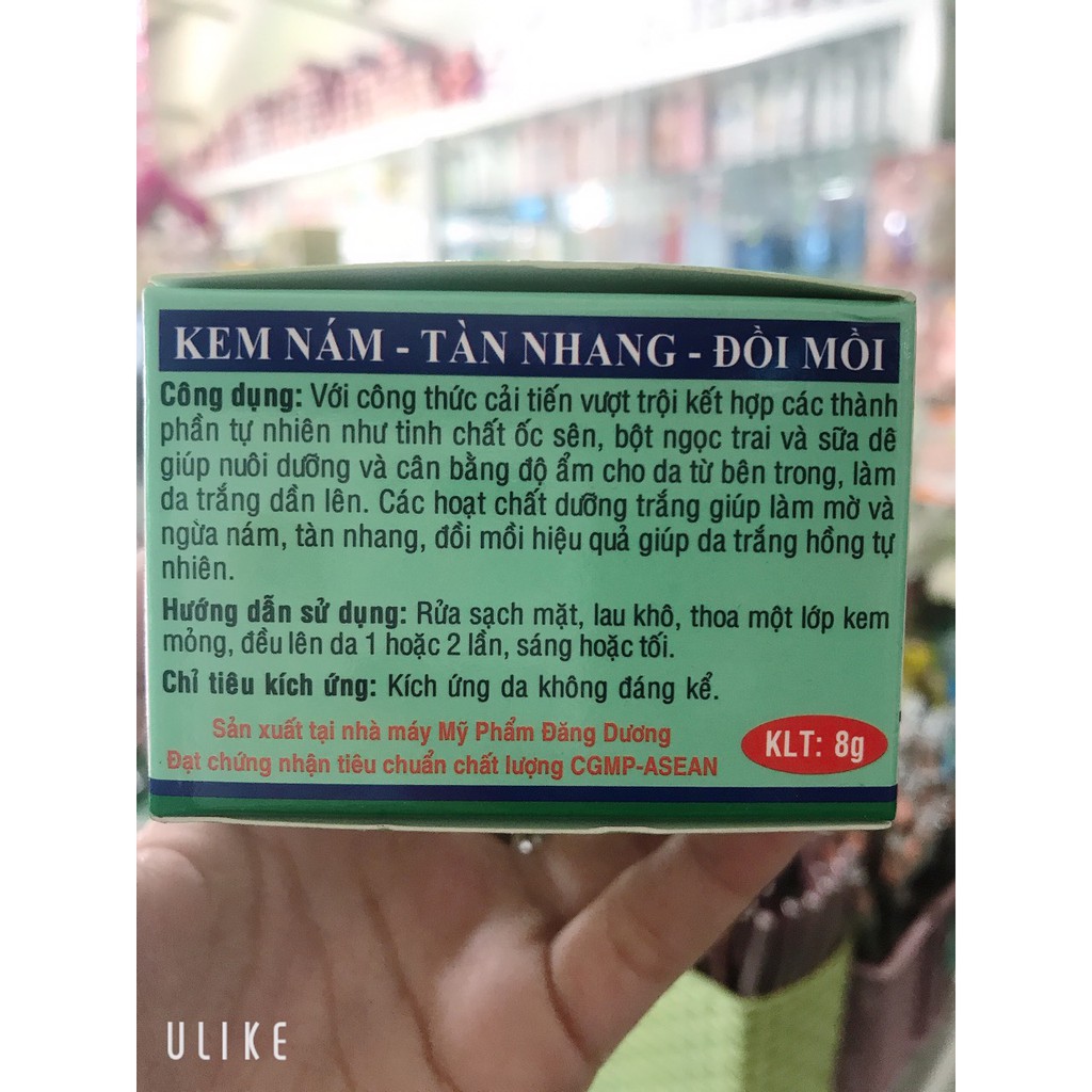 kem X2 dưỡng trắng da -nám 8g [ chuẩn hàng cty 100%]