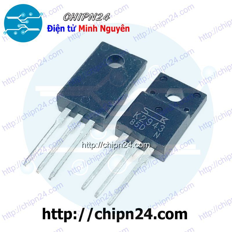 [1 CON] Mosfet K2943 TO-220F 12A 900V Kênh N (2SK2943 2943)