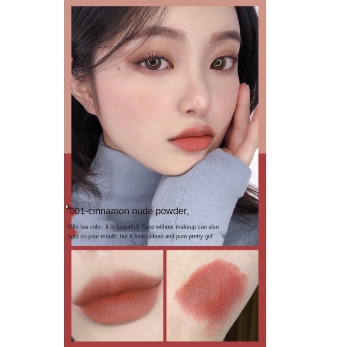 Thỏi son trang điểm nhung mịn bền màu GECOMO | BigBuy360 - bigbuy360.vn