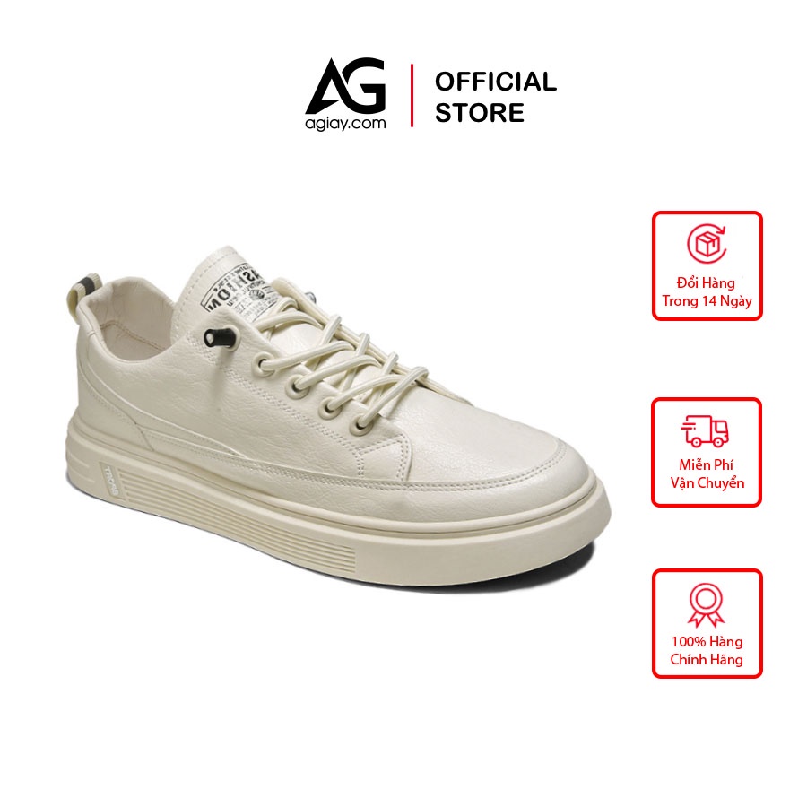 Giày thể thao nam, sneaker da cao cấp, trẻ trung, phối đồ cực đỉnh (BN0113)