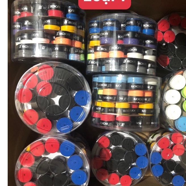 Combo 60 chiếc Quấn Cán, Cuốn Cán Vợt Tennis Và Vợt Cầu Lông Chống Trơn