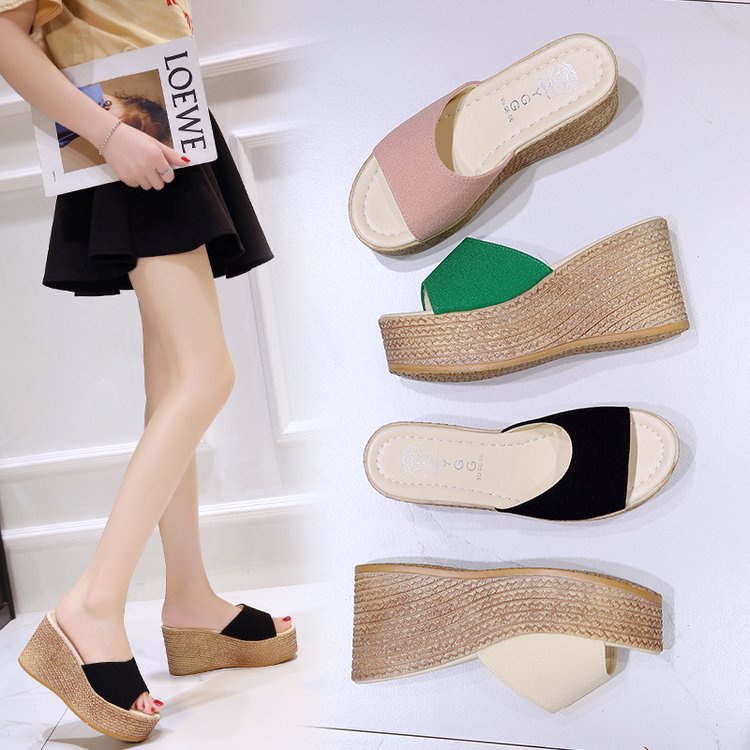Dép Sandal Đế Xuồng Thời Trang Dành Cho Nữ