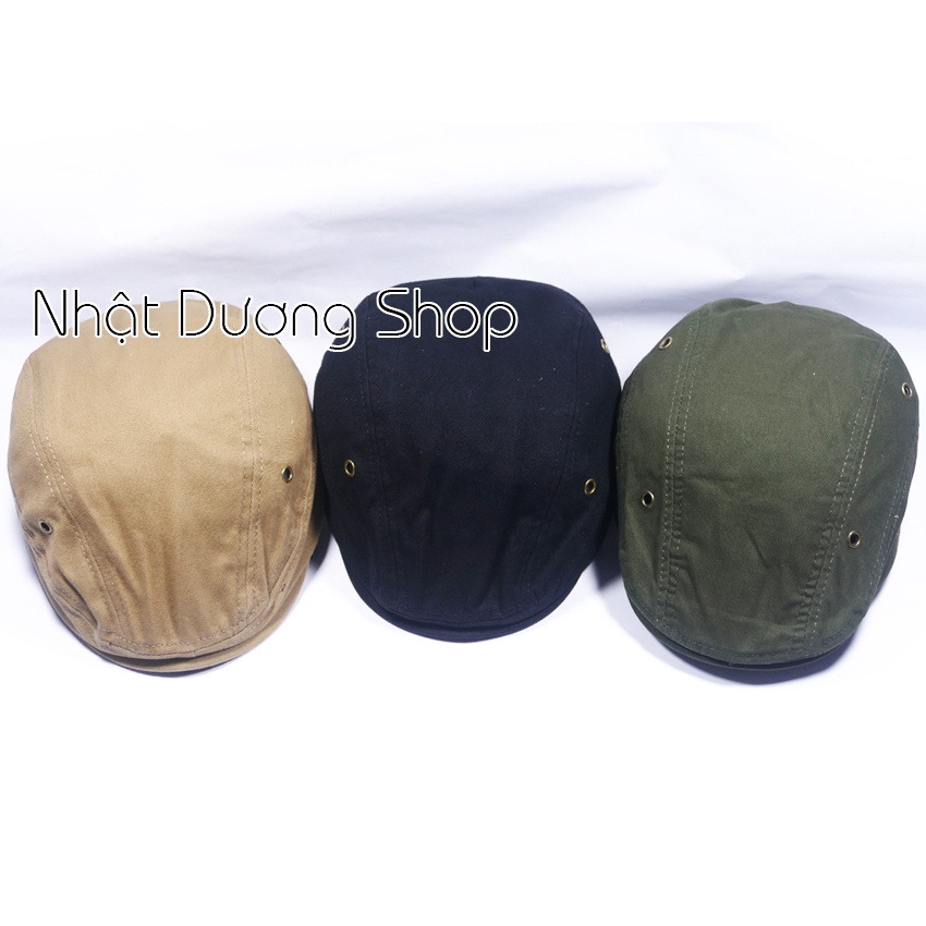 [ Nhiều màu ]Nón Beret người lớn không có logo - Chất liệu vải Kaki cao cấp mang phong cách chửng chạc và sành điệu