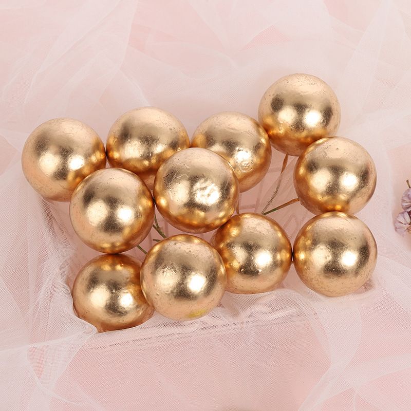 1 Hạt bi nhưa trang trí bánh sinh nhật kích thước 2cm/ 2.5cm/ 3cm/ 4cm - Pepper26 Shop